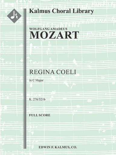 Regina Coeli in C, K. 276/321b
