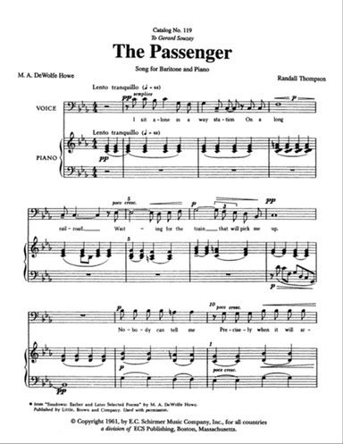 Five Love Songs: 2. The Passenger (Downloadable)