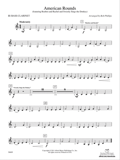 American Rounds: B-flat Bass Clarinet