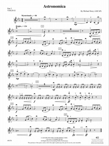 Astronomica: Part 2 - Violin I