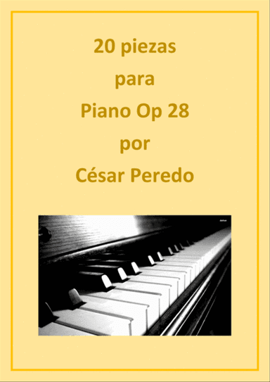 20 piezas para piano solo Op 28