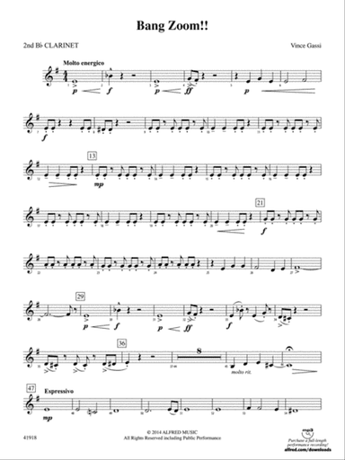 Bang Zoom!: 2nd B-flat Clarinet