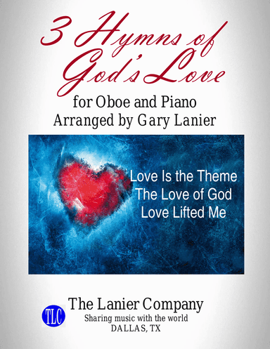 3 HYMNS OF GOD'S LOVE (for Oboe and Piano with Score/Parts)