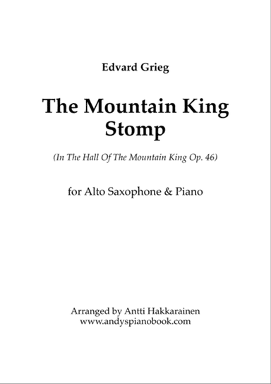 The Mountain King Stomp (In The Hall Of The Mountain King) - Alto Saxophone & Piano