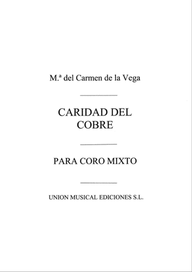 De La Vega: Caridad Del Cobre (Habanera)