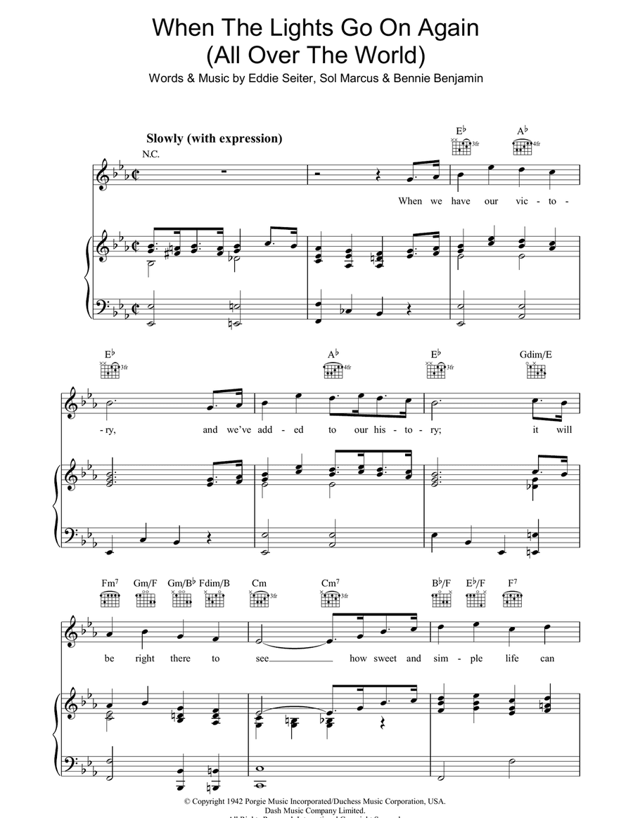 When The Lights Go On Again (All Over The World)