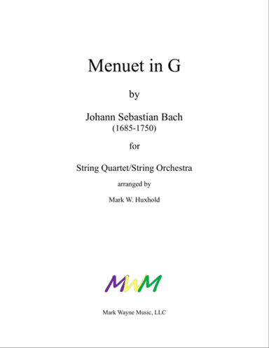 Menuet in G major BWV 114