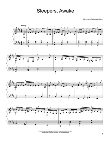 Sleepers, Awake (Wachet Auf)