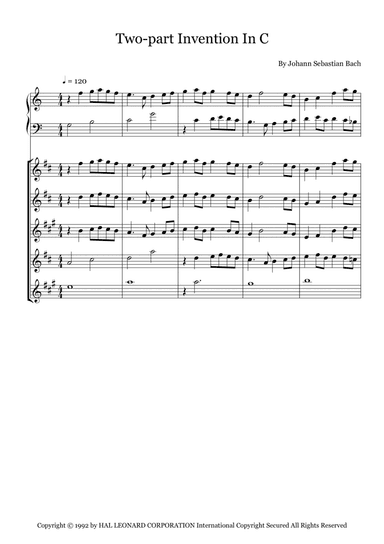 Two-part Invention In C