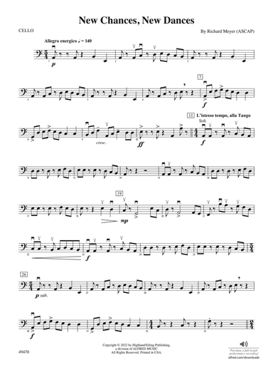 New Chances, New Dances: Cello