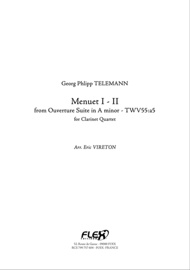 Menuet I - II from Ouverture Suite in A minor