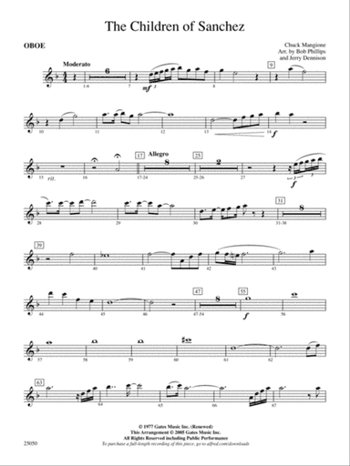 The Children of Sanchez: Oboe