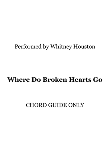 Where Do Broken Hearts Go