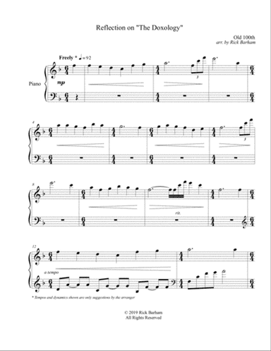 Reflection on "The Doxology"