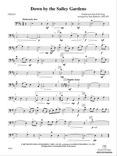 Down by the Salley Gardens: Cello