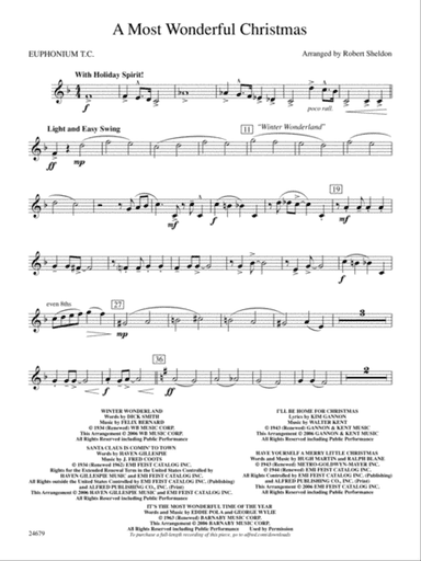 A Most Wonderful Christmas: Baritone T.C.