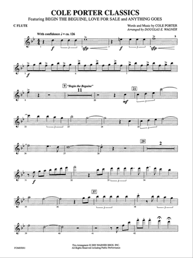 Cole Porter Classics: Flute