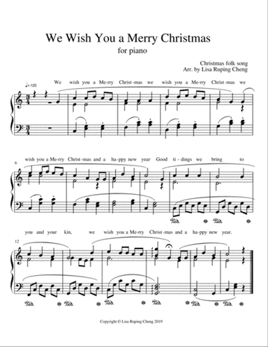 We Wish You a Merry Christmas