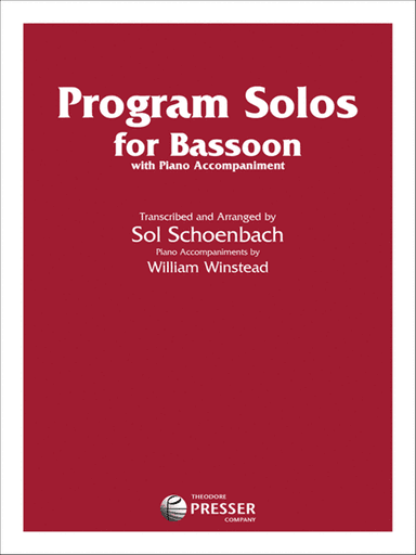 Program Solos For Bassoon