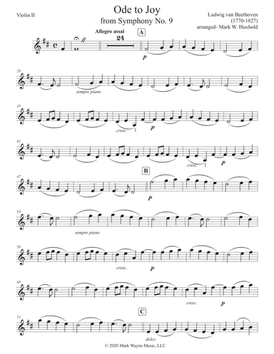 Ode to Joy from Symphony No. 9