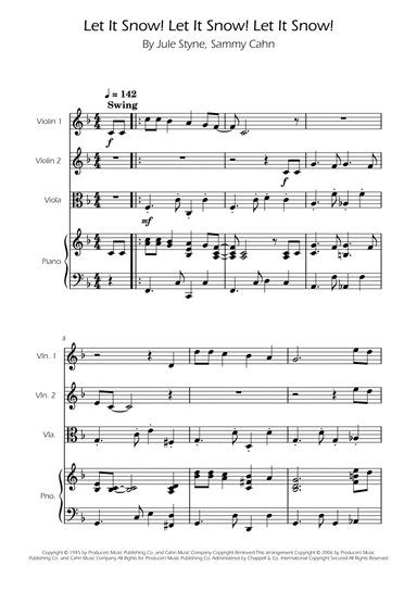 Let It Snow! Let It Snow! Let It Snow!