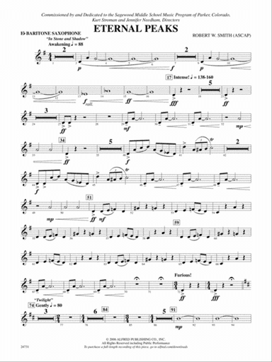 Eternal Peaks: E-flat Baritone Saxophone