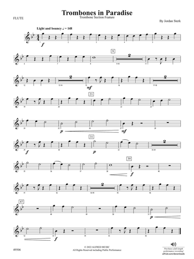 Trombones in Paradise: Flute