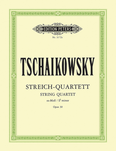 String Quartet No. 3 in E flat minor Op. 30