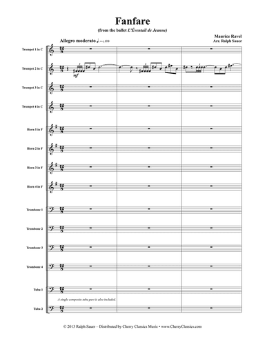 Fanfare for Large Brass Ensemble