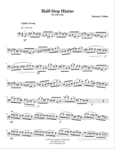 Half-Step Hiatus (solo cello)