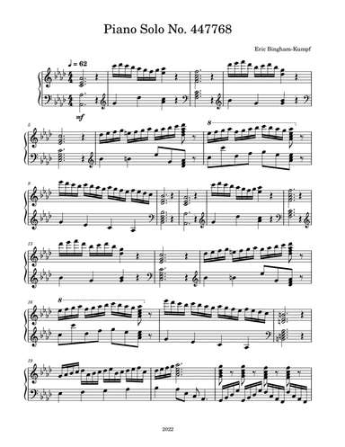 Piano Solo No. 447768