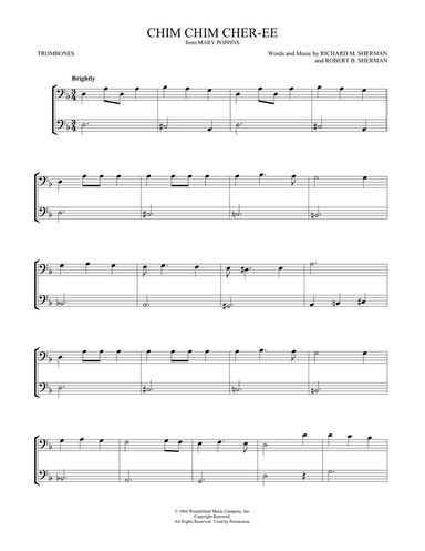 Chim Chim Cher-ee (from Mary Poppins) (arr. Mark Phillips)