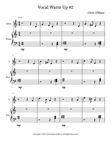 Vocal Warm Up #2