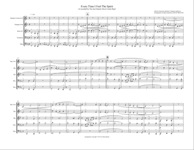Every Time I Feel The Spirit (brass quintet)
