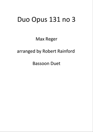 Duo Opus 131 no 3