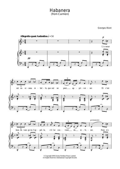 Habanera (from Carmen)