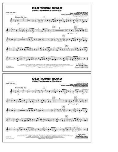 Old Town Road (arr. Paul Murtha) - 2nd Bb Trumpet