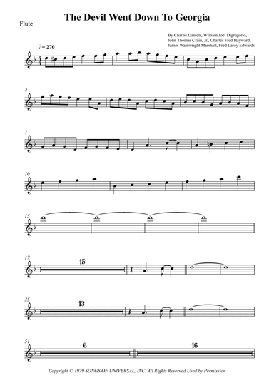 The Devil Went Down To Georgia