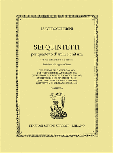 Quintetto N. 4 Partitura