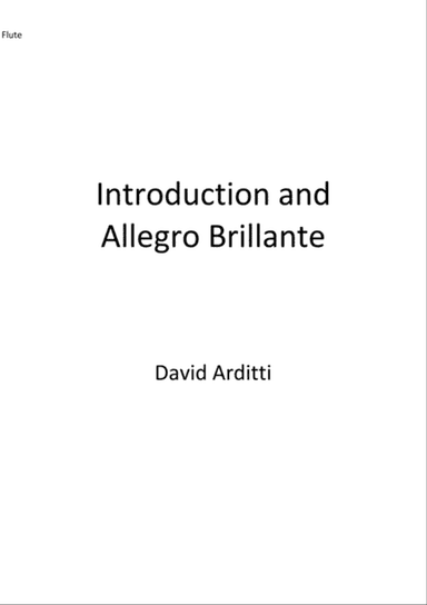 Introduction and Allegro Brillante