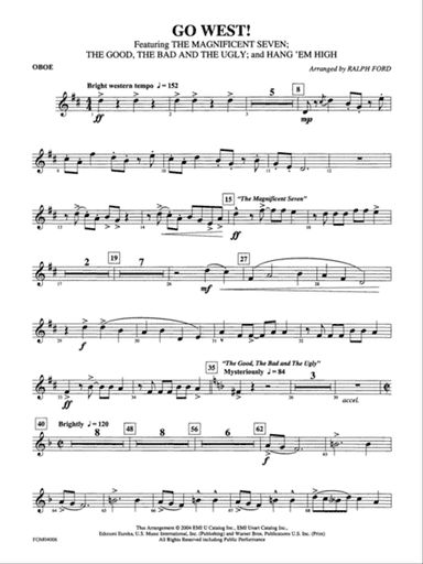 Go West! (Medley): Oboe