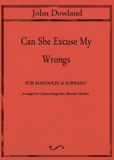 Can she excuse my wrongs - Mandolin & Soprano