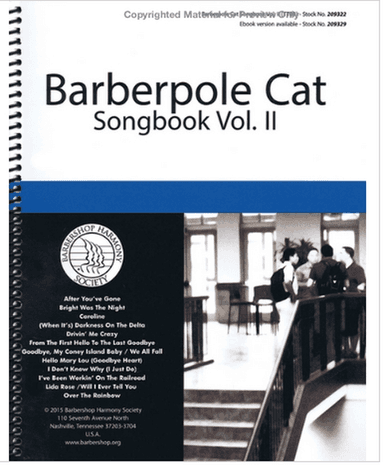 Barberpole Cat Songbook