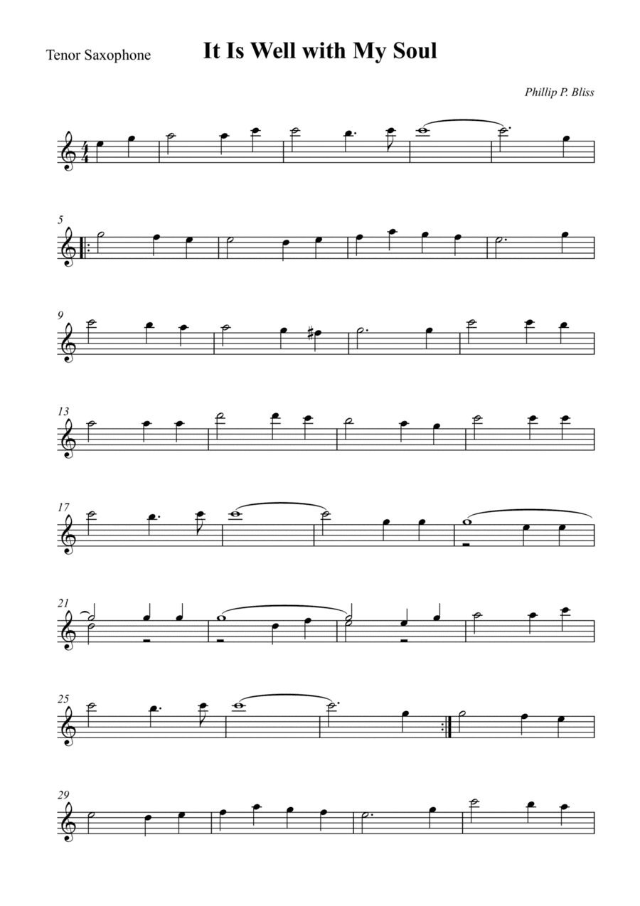 It Is Well with My Soul