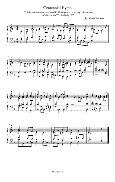 Centennial Hymn
