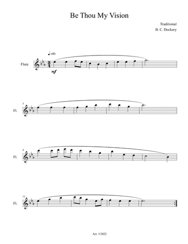 Be Thou My Vision (Flute Solo)