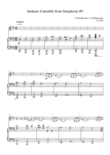 Tchaikovsky Symphony #5: Andante Cantabile