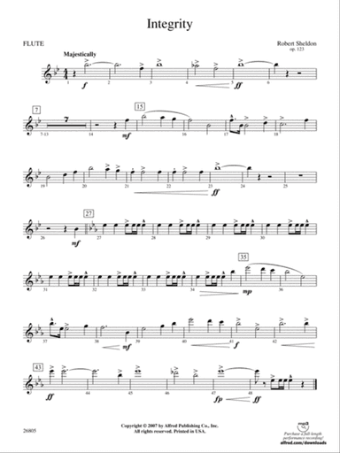 Integrity: Flute