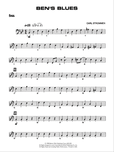 Ben's Blues: String Bass