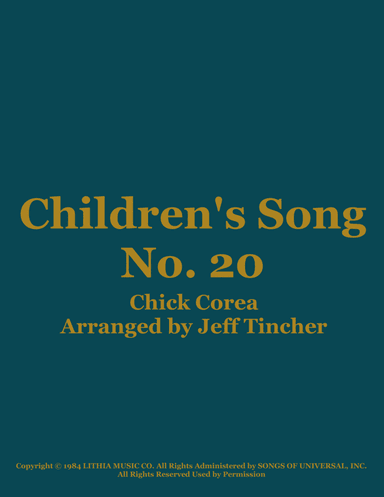Children's Song No. 20